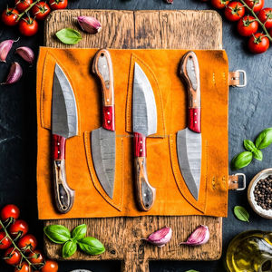 Hand Forged Damascus Steel Full Tang Excellent Quality Razor <b>Sharp</b> BBQ Steak <b>Knives</b> Set OEM Customizable Wholesale Best Price - Product Image 6