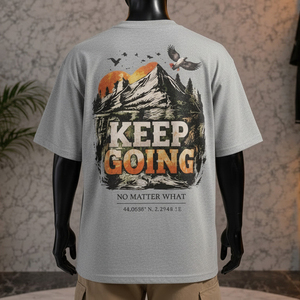 เสื้อยืดผู้ชายไซส์ใหญ่สีพื้นเรียบง่าย สไตล์สตรีทแฟชั่น ขายส่ง ปรับแต่งได้ - Product Image 5