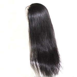 Peluca de encaje Frontal sin pegamento para mujeres negras, cabello humano Remy, Clips en U peruano, Full Hd - Product Image 5