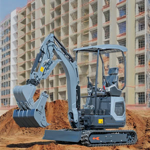Fábrica China <span class=keywords><strong>Mini</strong></span> Excavadora Todo Terreno Motor diésel hidráulico Compacto Micro Bagger Jardín Multifuncional Pequeña excavadora - Product Image 3