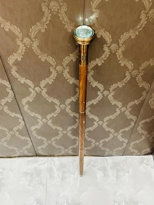 Bastón de Caballero Vintage con Mango de Latón Antiguo y Madera de Palisandro, 36 Pulgadas, Acabado Pulido, TESORO DEL MUNDO ANTIGUO - Product Image 6