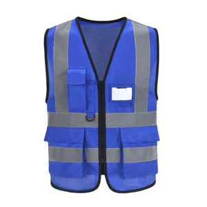 Gilet de sécurité réfléchissant haute visibilité, vêtements de sécurité unisexes, veste sans manches, logo personnalisé, gilet de travail softshell - Product Image 2