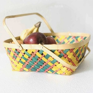 Natural Bamboo <b>Women</b> Gift Storage <b>Hampers</b> Colorful Basket Set for Party Event Wedding Gifts Export From Vietnam - Product Image 6