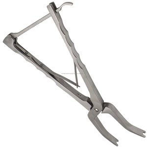 Surgical <b>Compression</b> Forceps Leaf <b>Spring</b> Long Ratchet Orthopedic Instrument Set General Surgery Class II CE Certified Manual - Product Image 3