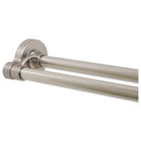 Tringle à rideau de douche double en bronze rouge ancienne personnalisée