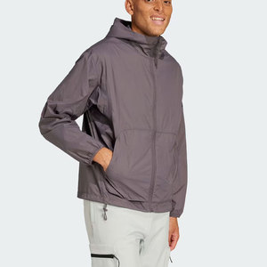 Wholesale Men's High Street Style Winter Windbreaker <b>Jackets</b> Custom Logo on Front Windproof with Stand Collar for Outdoor Work - Product Image 4