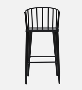 Black PU Leather Seat <b>Adjustable</b> Modern Industrial Bar <b>Stool</b> Counter <b>Height</b> Kitchen Furniture Powder Coated Steel Frame Durable - Product Image 5