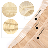 Extensiones de Cabello Humano Remy Chino KSWIGS 100% Naturales, Resistentes al Desprendimiento, Suaves y Brillantes, Doble Trama, Doble Capa, Proveedor