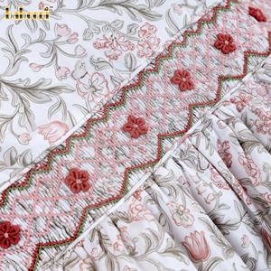 DR4527 – Vestido vintage con volantes florales y capas para niñas, venta al por mayor - Product Image 5