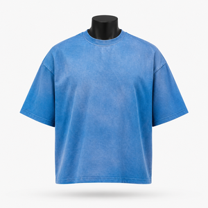เสื้อยืดโอเวอร์ไซส์สไตล์วินเทจสำหรับผู้ชาย ผลิตจากผ้าฝ้าย ทรงหลวม สไตล์ฮิปฮอป ลำลอง เหมาะสำหรับฤดูร้อน เสื้อผ้าสตรีทแวร์ มีจำหน่ายแล้ว - Product Image 4
