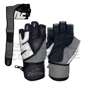 Guantes de Levantamiento de Pesas al por Mayor con Soporte para Muñeca, Guantes de Gimnasio OEM, Accesorios de Fitness, Guantes de Entrenamiento de Alta Resistencia - Product Image 2