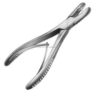 Straight & Curved A-1 VERITAS Luer Bone Rongeur Forcep Stainless Steel High Quality Bone Surgery Instrument | needle holder - Product Image 3