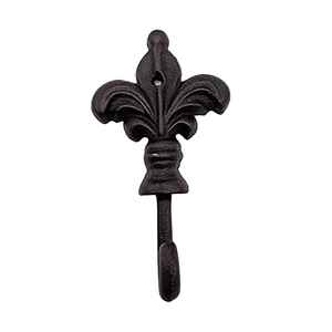 Wall Mounted Iron Hook <b>Rail</b> With Classy Looked Matte Black Powder Coated Finished <b>For</b> Home Decor <b>For</b> Wall Organizer <b>For</b> Closet - Product Image 5