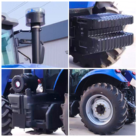 Tracteur agricole Excellence 100HP 4x4 avec cabine climatisée, système hydraulique robuste, capacité de levage élevée et support pour l'agriculture moderne
