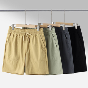 Pantalones Cortos Deportivos para Hombre, Color Gris Sólido, Personalizados OEM, Cómodos, para Gimnasio, Ejercicio, Uso Casual, 100% Algodón, Secado Rápido, Excelente Servicio - Product Image 1