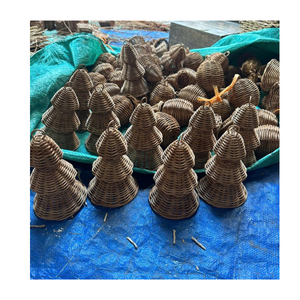 Handmade Eco Friendly Rattan Star-Shaped <b>Christmas</b> <b>Tree</b> Ornament Natural Wicker Folk Art Hanging Decor 99 <b>GOLD</b> DATA Catarina - Product Image 3