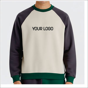 Sweat-shirts à col rond pour homme de haute qualité, OEM, 100% coton, personnalisables, pour l'hiver - Product Image 3