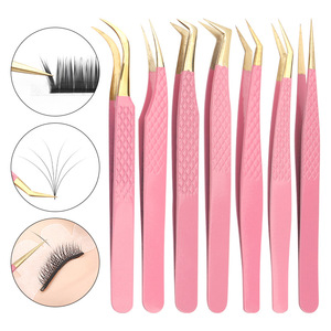 แหนบต่อขนตา SHEARS BEAUTY ระดับมืออาชีพ ทำจากสแตนเลสสตีล ปลายไฟเบอร์แม่นยำ ลายหัวใจ สีสันสดใส บริการสั่งทำพิเศษ - Product Image 4
