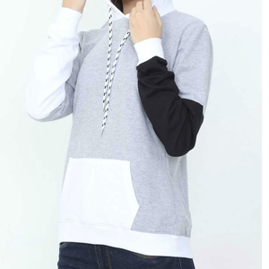 Solid Anti-wrinkle 100% Cotton Fleece Loose Women Full Sleeve <b>Hoodies</b> for Girls Autumn <b>Thin</b> Hooded Regular Crop Top - Product Image 1