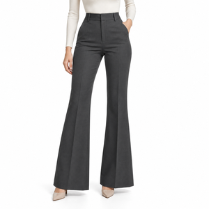 Pantalon large sur mesure, vêtements décontractés, respirant, en polyester/coton, molleton épais, pantalon de survêtement hip hop pour femmes, hiver - Product Image 5