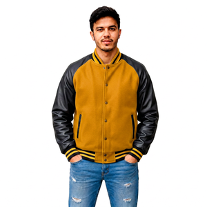 Fabricant de vestes universitaires en laine personnalisées, vêtements de rue, vêtements d'extérieur, vente en gros, vêtements à marque privée, fournisseur OEM - Product Image 6