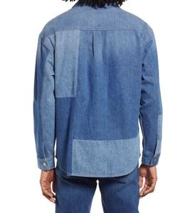 Chemises en jean pour hommes LUXE ATTIRE INDUSTRY – Chemise en jean en coton élégante, design classique et décontracté, anti-plis, écologique, haute qualité, ODM - Product Image 4