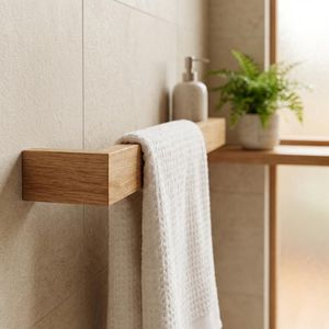 Luxury Hardwood <b>Wall</b> <b>Hook</b> for towel Organizer Custom Wooden Hanger for Hotels Homes Apartments and Retail Spaces - Product Image 3