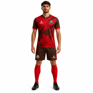 Conjunto de Uniforme de Fútbol Personalizado para Equipos Profesionales y Amateurs, Kit Completo de Camiseta Deportiva con Pantalones Cortos y Calcetines, Logotipo del Equipo - Product Image 2