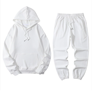 Conjunto Deportivo Informal con Capucha de Forro Polar 100% Algodón, Estampado, Sólido, Ligero, Uniforme Deportivo, Conjunto para Correr, Marca Privada, Venta al por Mayor - Product Image 4