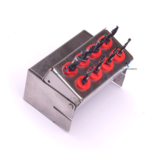 Dental Rotary Drill Set 8 Pieces High Precision Burr <b>Kit</b> Stainless Steel Instruments for Tooth Cutting Shaping <b>Polishing</b> - Product Image 4