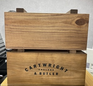Factory Brown Wooden <b>Crate</b> Box with Rope Handle for Vegetable Packing Eco-Friendly Durable Storage Cabinet Organizers gift - Product Image 2