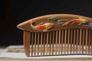 Peine de Madera para Masaje, Ideal para Regalos, Peine Natural para Cabeza y Cuero Cabelludo, Cepillos de Limpieza - Product Image 2