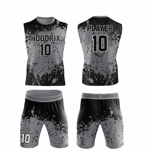 Ensemble d'uniformes de football américain 7v7 sur mesure, tissu en maille respirant, maillot et short, impression par sublimation, jeunes et adultes - Product Image 1