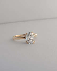 Diamant de laboratoire Marquise de haute qualité, or jaune/rose/blanc 14 carats, certifié IGI, design fantaisie pour la vie quotidienne, cadeau de mariage - Product Image 1