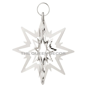 Handcrafted Tree Christmas Ornament Garden Decorative Hanging Accent Crafts Metal Christmas Objects Fabric Santa Clause Electric - Product Image 2