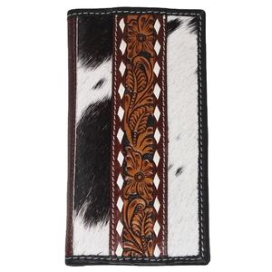 Cartera Ejecutiva Corta de Cuero Genuino para Hombre, con Bloqueo RFID, Hecha a Mano por Artesanos Expertos de la India, con Cierre Abierto, Estilo Vintage - Product Image 1