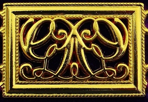Collar de cadena Grand Lodge Blue Lodge chapado en oro con pedrería, insignia masónica ceremonial, accesorio de lujo para el cuello, insignia fraternal. - Product Image 4