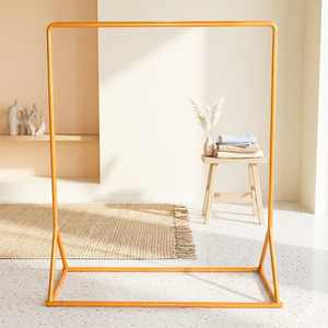 Présentoir de Luxe Pliable en Métal Robuste Bros Display – Support Portable à Niveaux pour Vêtements et Présentation Commerciale - Product Image 4