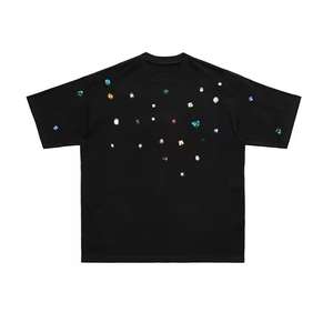 T-shirt en strass personnalisé de haute qualité pour hommes, style streetwear, grandes tailles, chemises en strass pour hommes en provenance du Pakistan, t-shirts pour hommes - Product Image 1
