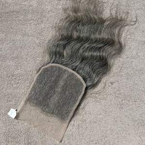 South Indian Factory Raw HD Cierre Remy Sin procesar Temple Cabello humano Textura recta Cabello peruano del sur de la India - Product Image 4