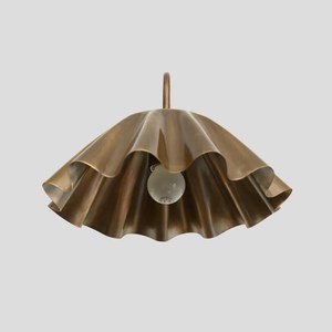Applique murale moderne en laiton, forme irrégulière, luminaire d'intérieur, décoration de salon, finition durable - Product Image 4