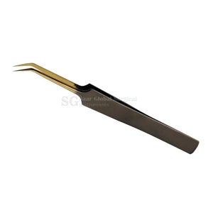 Herramienta para Pestañas SAAR GLOBAL SURGICAL SGS-4018 de Acero Inoxidable Color Oro Rosa con Logotipo Grabado Personalizado, Antimagnética y Punta Lisa - Product Image 4