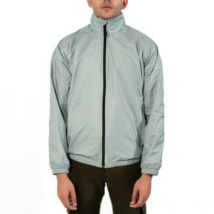 Men's <b>Winter</b> Thick Zipper Canvas Windbreaker Jacket Waterproof & Breathable Hooded Pattern for Cycling Running OEM Service - Product Image 1