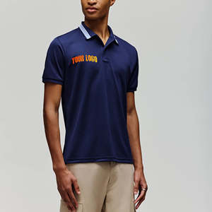 Camiseta de Hombre de Manga Corta 100% Algodón de Alta Calidad al por Mayor, con Logotipo Bordado Personalizado, Tejido de Punto Transpirable - Product Image 4