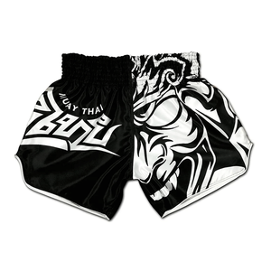 Shorts de Boxeo Muay Thai Sublimados con Diseño Personalizado al por Mayor, 100% Poliéster - Product Image 2