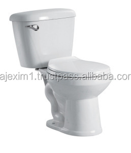 Inodoro y artículos sanitarios de dos piezas de alta calidad superventas Inodoro colgante de pared con trampa en P de forma cuadrada moderna - Product Image 6