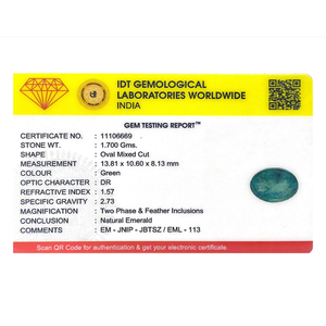 Natural Zambian Emerald 8.5 Carat Loose Gemstone Emerald Cut for Fine Jewelry - Product Image 4