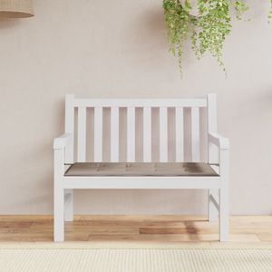 Coussin de banc de jardin en tissu Oxford taupe 100% polyester - Product Image 1