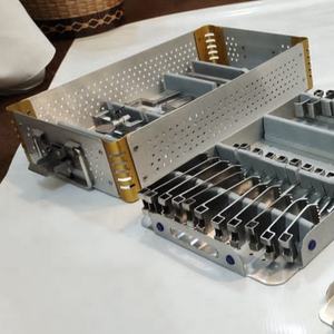 Outil chirurgical orthopédiques avec lames, 25 pièces, cadre de rétracteur de colonne vertébrale, spécialité à charnière - Product Image 6