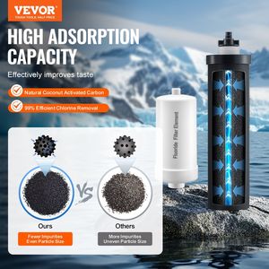 Filtri d'Acqua Esterni di Ricambio, Sistema di Filtraggio a Gravità Compatibile con la Maggior Parte dei Marchi, Elementi di Purificazione per l'Acqua - Product Image 2